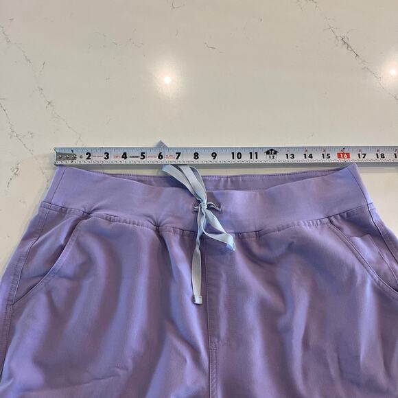FIGS High Waisted Yola Skinny Scrub Pants in Lavender Dew Size XL Petite - Picture 4 of 6